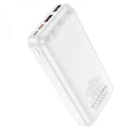 Зарядний мобільний акумулятор Hoco J101A 20000mAh PD20W+QC3.0 (22.5W) Білий - мініатюра 2