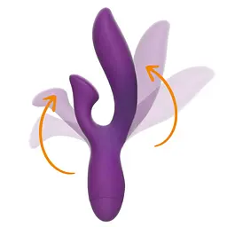 Вібратор-кролик Rewolution Rewofun Rabbit 19.5 см (фіолетовий) - мініатюра 3