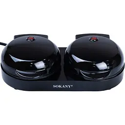 Вафельниця подвійна Sokany SK-BBQ-850 для товстих бельгійських вафель сердець 1100 Вт