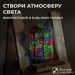 Гірлянда Кінський хвіст на ялинку 200 LED 10 ниток довжина 2 метри, мультиколор - мініатюра 8