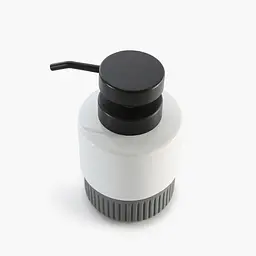 Диспенсер для рідкого мила МВМ My Home Stockholm (BA-44 WHITE/GRAY) - мініатюра 2