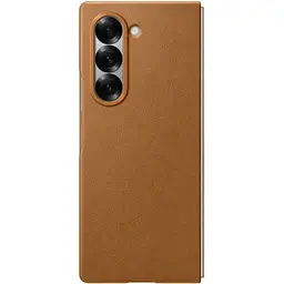 Чохол Epik Leather Case для Samsung Galaxy Fold6 Brown AAA [113349] - мініатюра 3
