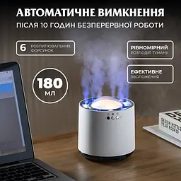 Зволожувач повітря з RGB-підсвічуванням і синхронізацією з музикою 800 мл Happy Life HPKP6262 - мініатюра 8