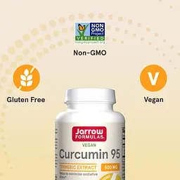 Куркумін Jarrow Formulas Curcumin 95, 500 мг 60 капсул - мініатюра 5
