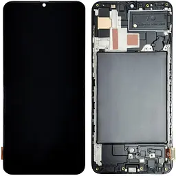 Дисплей Samsung A707 Galaxy A70s чорний, OLED, з рамкою