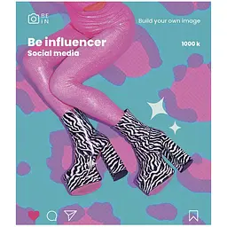 Зошит загальний Школярик Be influencer, в клітинку, 96 аркушів, УФ-лак, 5 шт. (096-3213K) - мініатюра 5