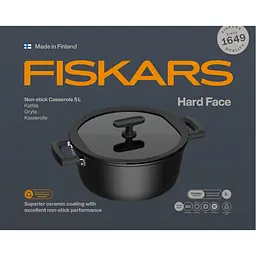 Каструля Fiskars Hard Face 5 л (1075527) - мініатюра 5