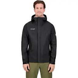 Куртка Mammut Microlayer 2.0 HS Hooded Jacket M L Black - мініатюра 2