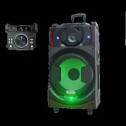 Акумуляторна акустична система XPRO UF-1151-DT колонка валіза 250Вт USB SD FM радіо Bluetooth мікрофон ДК (UF-1151-DT) - мініатюра 3