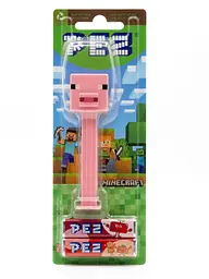 Диспенсер із цукерками Pez Minecraft Pig 17г