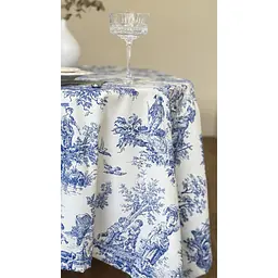 Скатертина  Ecotton Duck водовідштовхувальна 170х220 см Blue (25327) - мініатюра 2