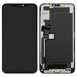 Дисплей для iPhone 11 Pro Max, чорний, з рамкою, , (TFT), JK