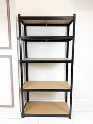 Стелаж 4P StrongShelf 180х90х30см чорний навантаження 175кг/полицю - мініатюра 7