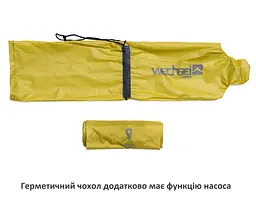Килимок надувний Wechsel Coreo Double-Tube TL Lemon/Grey (233122) (DAS301741) - мініатюра 4