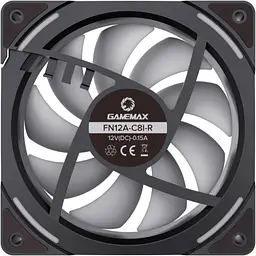 Вентилятор GameMax 120мм FN12A-C8I-R (FN12A-C8I-R) - мініатюра 4