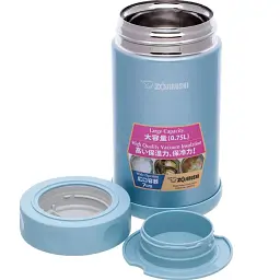Харчовий термоконтейнер Zojirushi SW-FCE75AB 750 мл Blue [76431] - мініатюра 2
