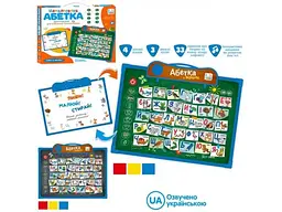 Інтерактивна розвиваюча дошка Абетка та дошка для малювання 2 в 1, Limo Toy