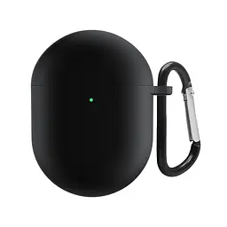 Силіконовий чохол для навушників Xiaomi Redmi Buds 4, Hang Case, чорний, ультратонкий захисний кейс товщиною 2 мм, захист від подряпин, пилу та ударів, компактний, з карабіном для кріплення, ArmorStandart (ARM68428)