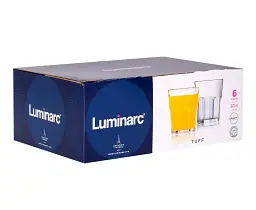 Набір склянок Luminarc Tuff низьких 6 шт х 300 мл (Q2244) - мініатюра 2