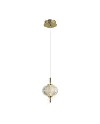 Підвісний світильник Italux PND-29038-1-GD Lazie Led 1x5W 3000K 500Lm IP20 Gold