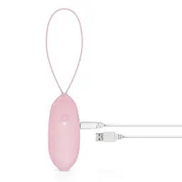 Віброяйце EasyToys Luv Egg 16 см світло-рожевий - мініатюра 4