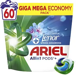 Капсули для прання Ariel Все-в-1 Дотик Lenor Пробудження весни 60 шт