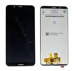 Дисплей для Huawei Y7 2018 / Nova 2 Lite / Y7 Prime з чорним тачскрином