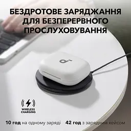 Навушники бездротові Anker SoundСore AeroFit 2 (A3874G21) стерео блютуз гарнітура біла - мініатюра 9