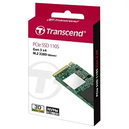 Накопичувач SSD Transcend m.2 NVMe 256Gb 110S 250 240 (TS256GMTE110S) Б/в - мініатюра 3
