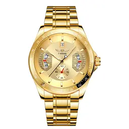 Чоловічий наручний годинник 8267 Gold Winner acs0029765