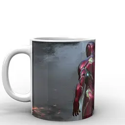 Кухоль GeekLand Залізна Людина Iron Man фан арт IM.02.035.112 330 мл білий - мініатюра 2
