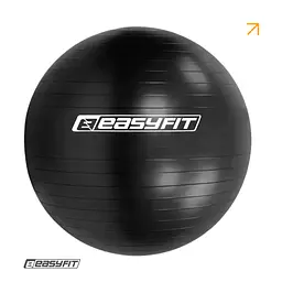 М’яч для фітнесу EasyFit BalanceBall 85 см чорний