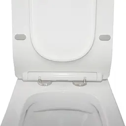 Унітаз-компакт Qtap Crow безободковий з сидінням Soft-close QT05222170W - мініатюра 5