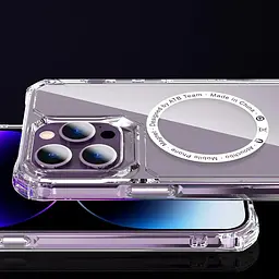Чохол TPU Gorilla with MagSafe для Apple iPhone 16 Pro (6.3) Clear - мініатюра 3