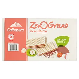 Вафлі Galbusera Zerograno з горіховим кремом 180 г
