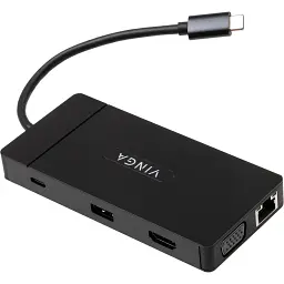 Концентратор Vinga USB-C 3.1 to VGA+HDMI+RJ45+3xUSB3.0+USB2.0+SD/TF+PD100W+Audio (VHYC10) - мініатюра 5