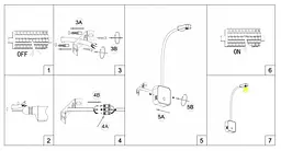 Бра з USB Kloodi DECO WA-SNAKE SQ565 3K BK - мініатюра 4