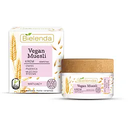 Матуючий крем Bielenda Vegan Muesli пшениця, овес, рисове молоко 50 мл - мініатюра 3