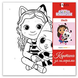 Картина за номерами Santi Gabby Dollhouse. Best friends 25х25 см (955550) - мініатюра 2