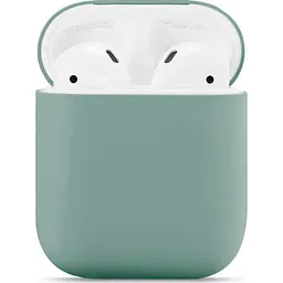 Чохол для навушників New Silicone Case для AirPods 2 Dark Night Green [52811] - мініатюра 2