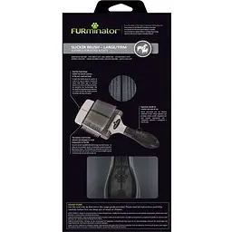 Щітка-пуходерка FURminator для котів і собак, жорстка, 20.5х9.5х1.5 см - мініатюра 5