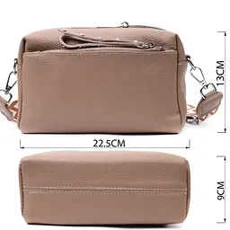 Жіноча шкіряна сумка Vintage 22,5х13х9 см sum0026598 - мініатюра 4