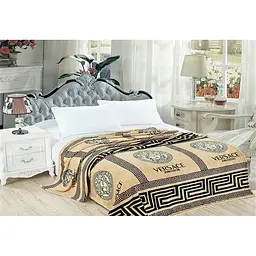 Плед велсофт TAG Tekstil VLSF-05 Версаче (Versace) 200x220 см