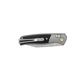 Нож складной туристический SRM Medal 259L-AK (8.1 см) 14C28N/алюминий 6063, дерево, черно-серый - миниатюра 5
