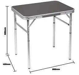 Стіл Bo-Camp 60x45 cm Grey (1404385) (DAS303271) - мініатюра 6