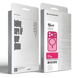 Чехол для Apple iPhone 17 Pro, Lush MagCase, розовый, противоударная панель-накладка из TPU и PC, полупрозрачный чехол с MagSafe (с магнитом), с защитой камеры, поддержка беспроводной зарядки, защита всего корпуса, ArmorStandart (ARM87494) - мініатюра 6