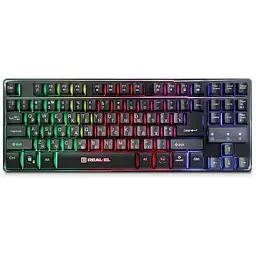 Клавіатура REAL-EL 8710 Gaming TKL Backlit Black (EL123100030)