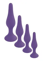 Анальна пробка Boss Silicone Plug Small 10 см (фіолетовий) - мініатюра 3