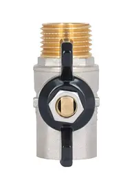 Кран кульовий Thermo Alliance Base 1/2" ВЗ прямий, PN40, метелик SD607W15 - мініатюра 7