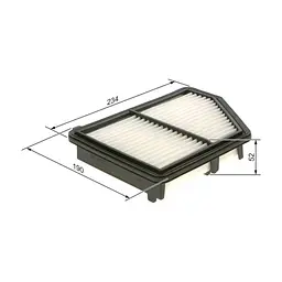 Повітряний фільтр для автомобіля Bosch F026400576 - мініатюра 5